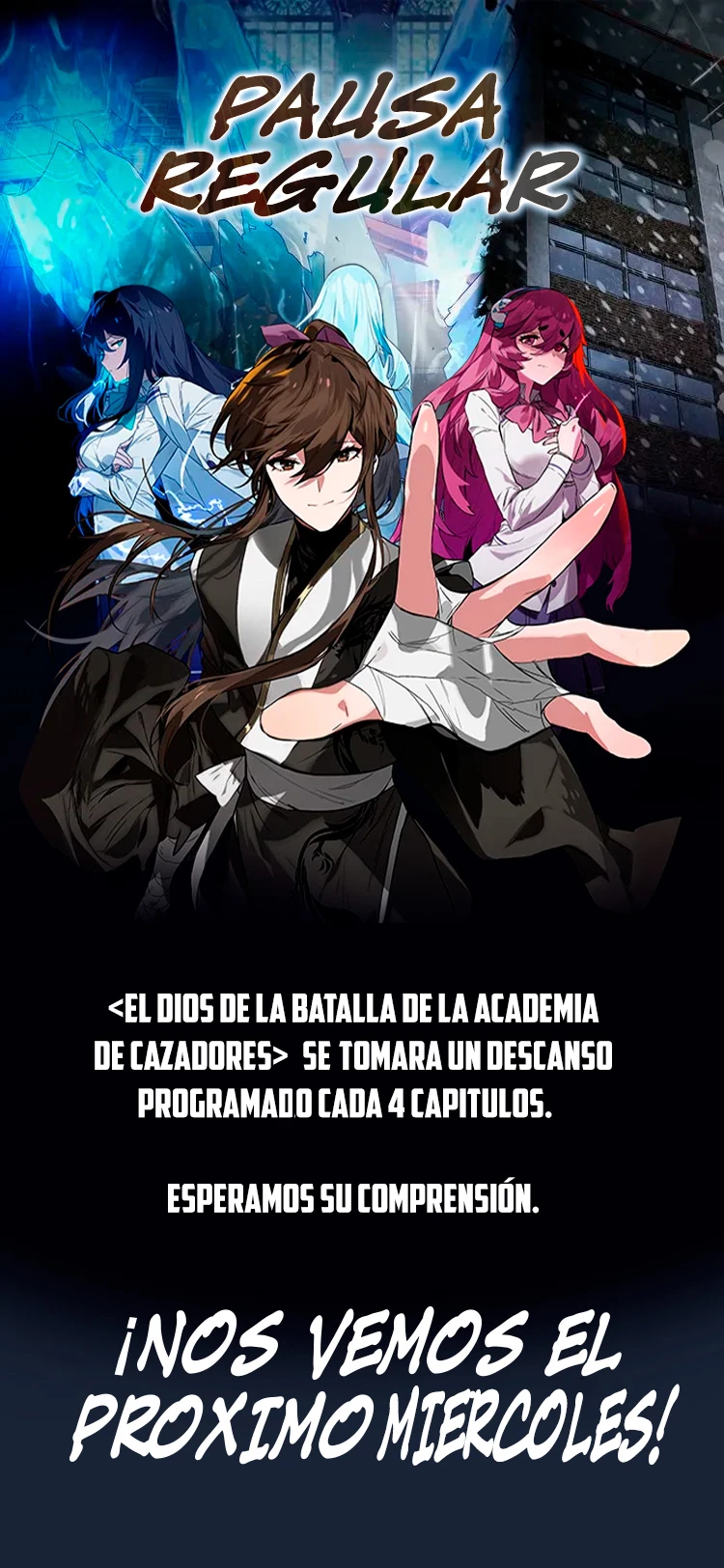 El Dios de la Batalla de la Academia de Cazadores > Capitulo 35.5 > Page 01