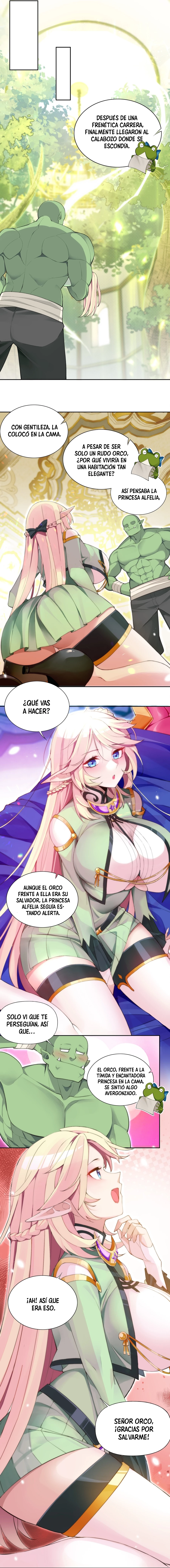 ¡La princesa elfa realmente quiere ser profanada por un orco! > Capitulo 9 > Page 91