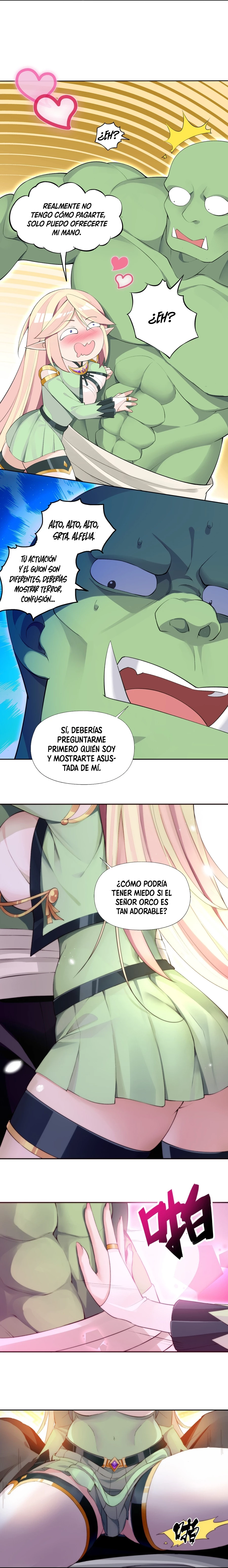 ¡La princesa elfa realmente quiere ser profanada por un orco! > Capitulo 9 > Page 101