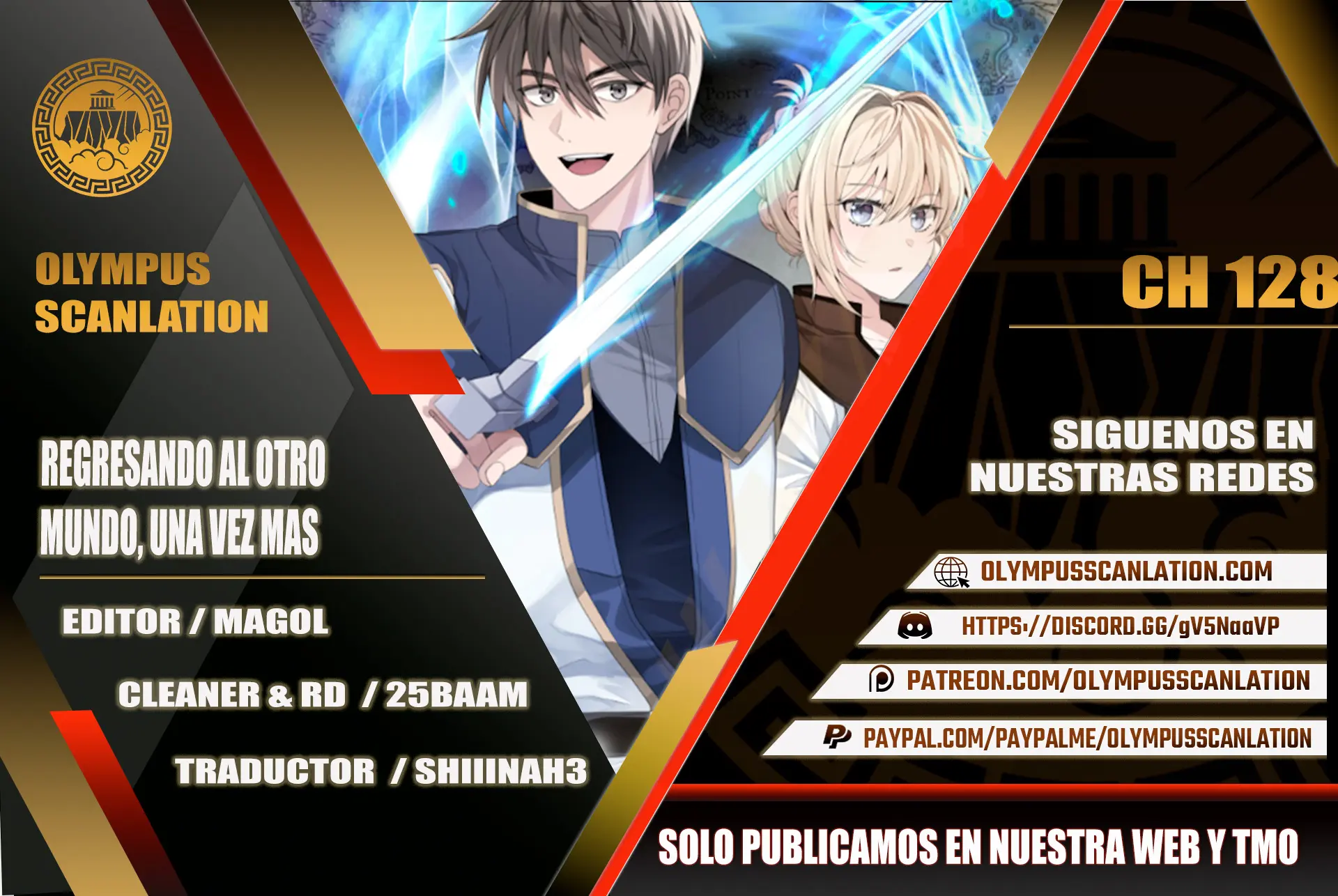 Regresando al Otro Mundo una vez mas. > Capitulo 128 > Page 01