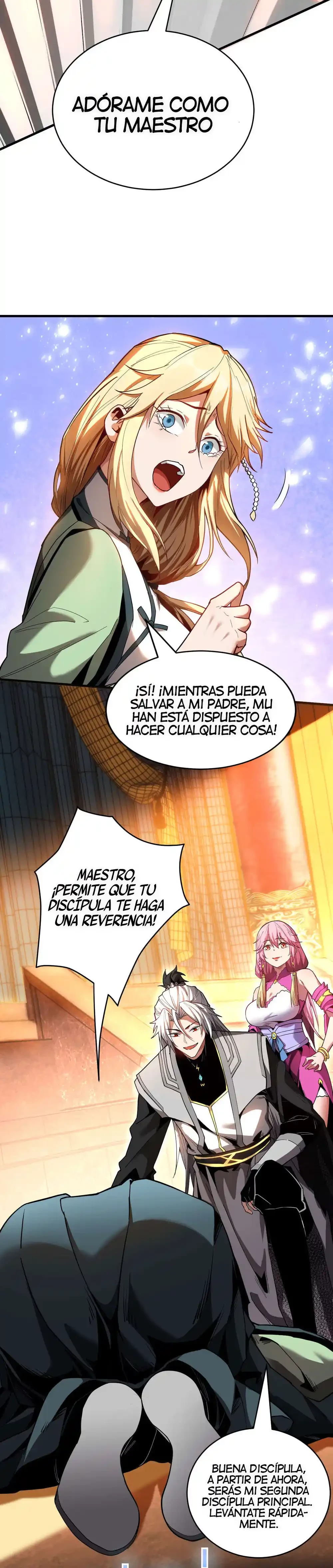 Mientras mis discípulas se matan, yo me relajo! > Capitulo 15 > Page 121