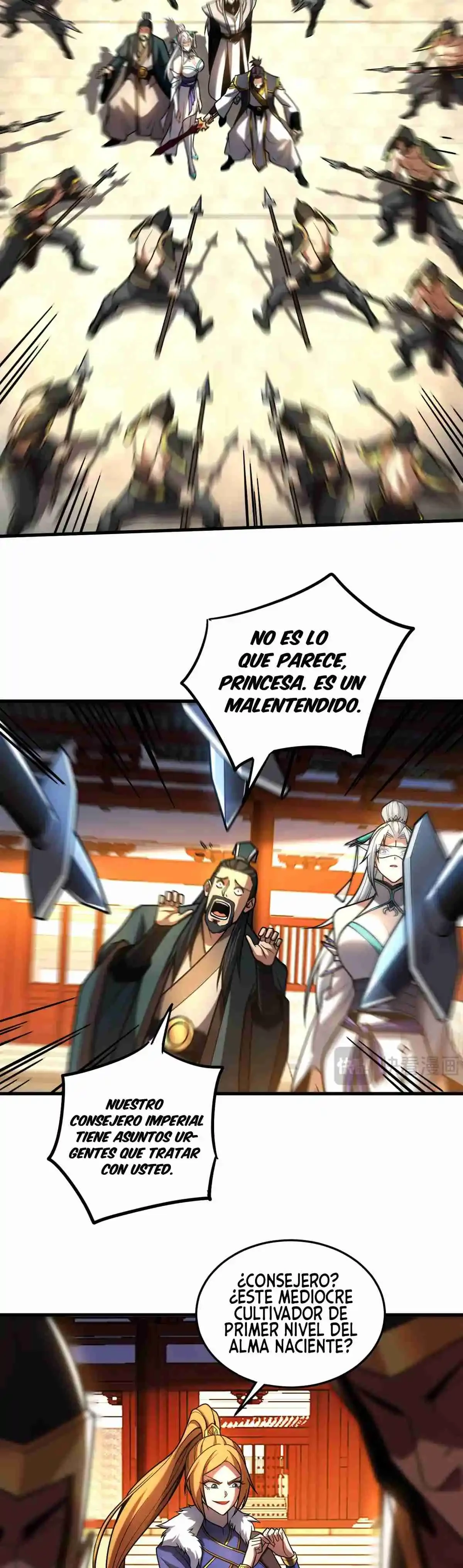 Mientras mis discípulas se matan, yo me relajo! > Capitulo 84 > Page 131