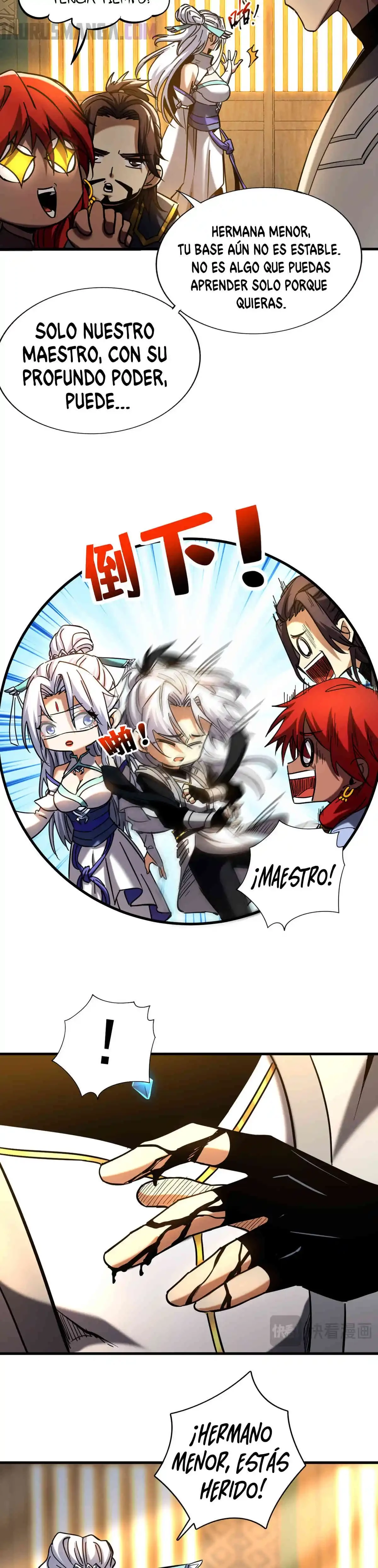 Mientras mis discípulas se matan, yo me relajo! > Capitulo 100 > Page 21