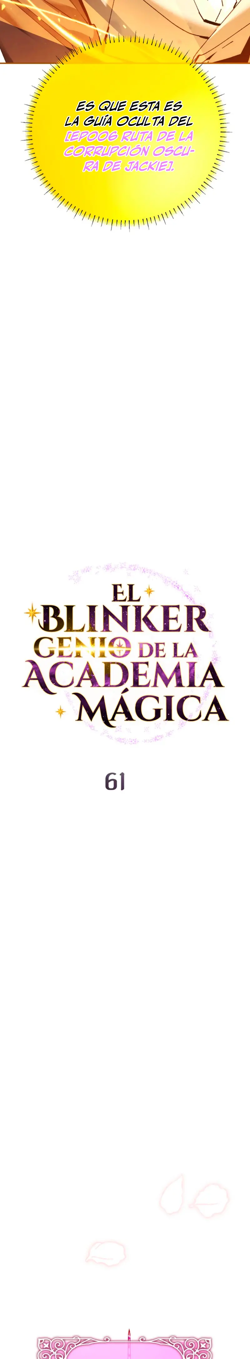 El Blinker genio de la academia mágica > Capitulo 61 > Page 121