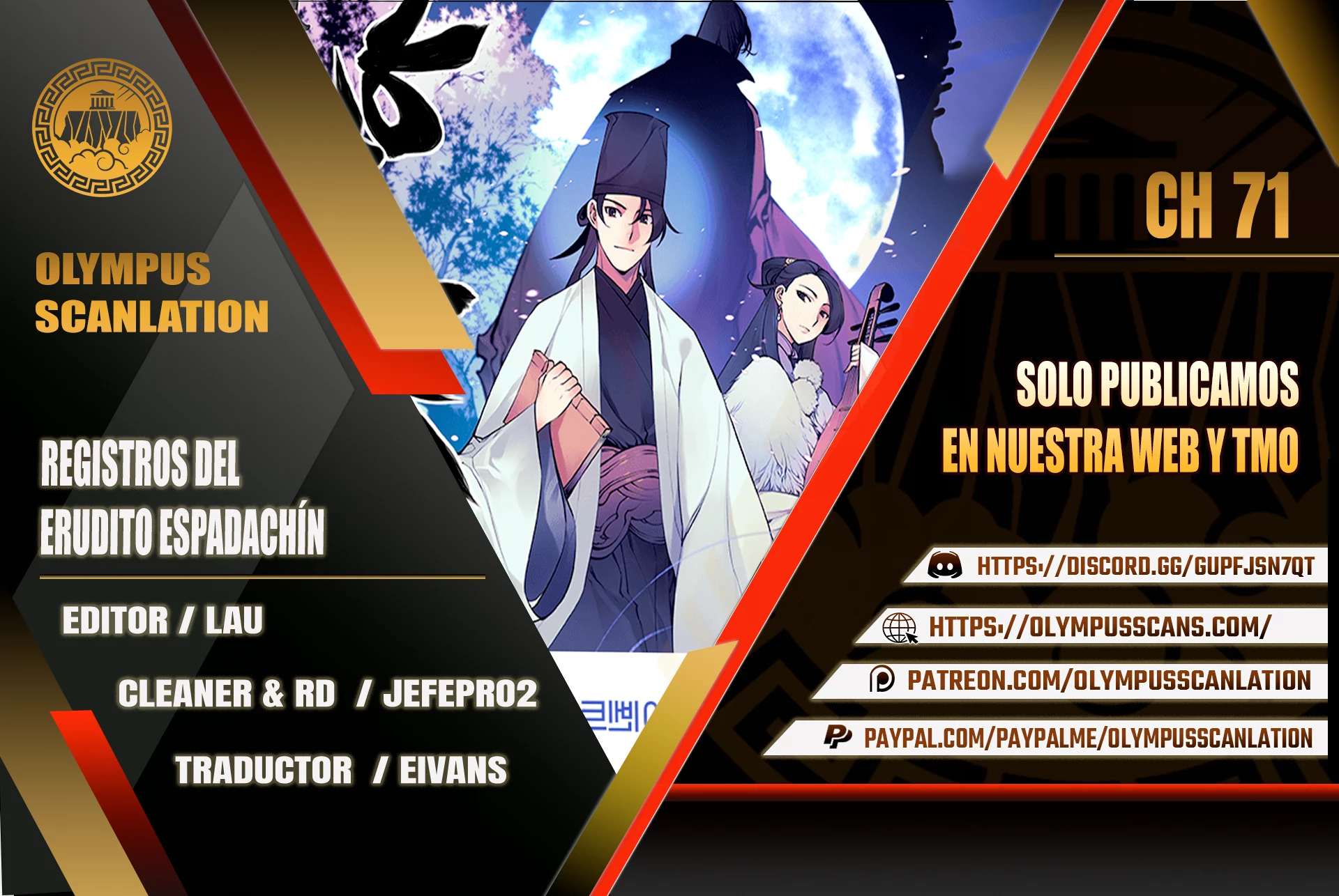 Registros del Erudito Espadachín > Capitulo 71 > Page 01