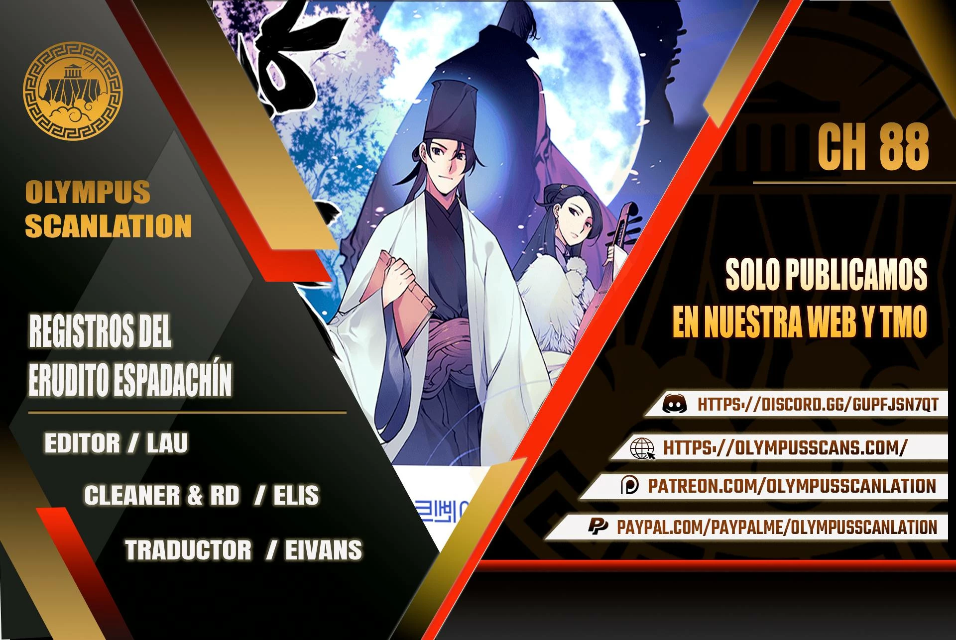 Registros del Erudito Espadachín > Capitulo 88 > Page 01