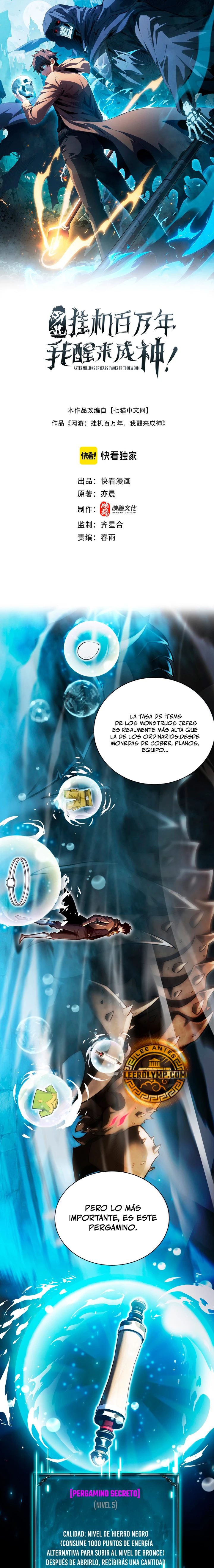 Desperte como un Dios después de batallar en solitario durante un millón de años > Capitulo 5 > Page 11
