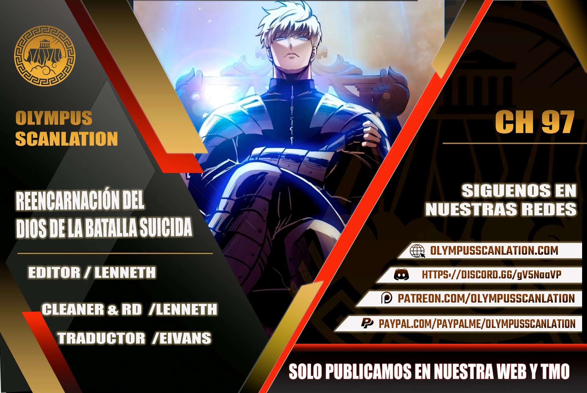 el Dios de la Batalla Suicida > Capitulo 97 > Page 01