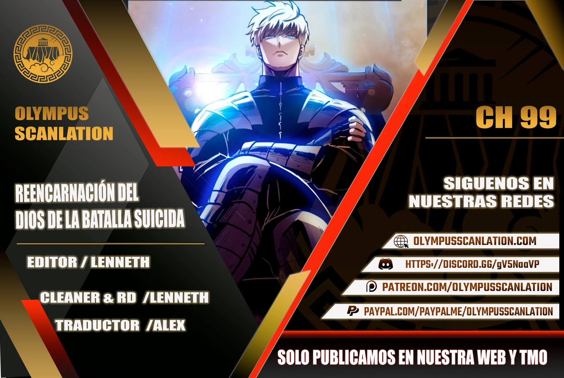 el Dios de la Batalla Suicida > Capitulo 99 > Page 01