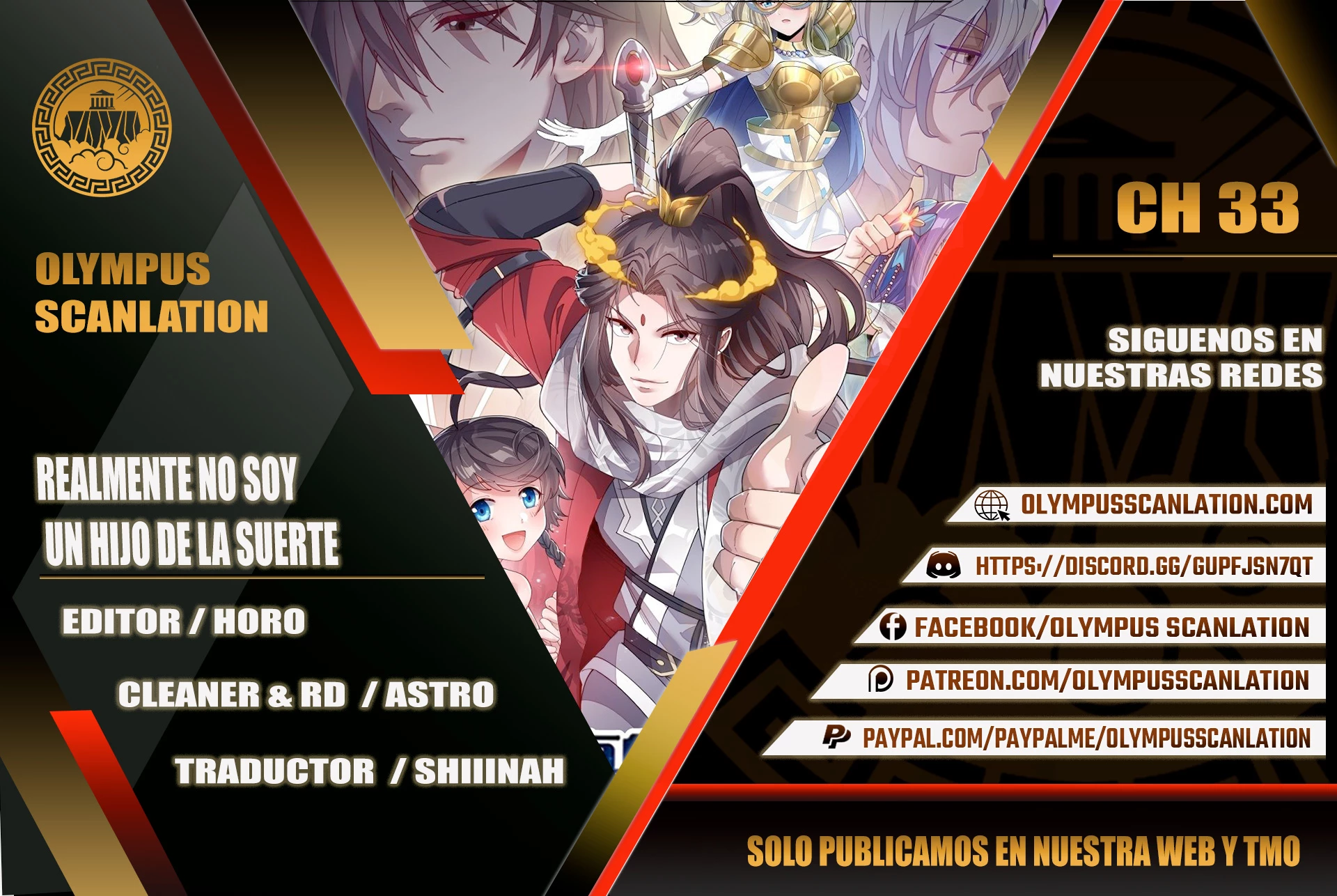 Realmente no soy un hijo de la Suerte > Capitulo 33 > Page 01