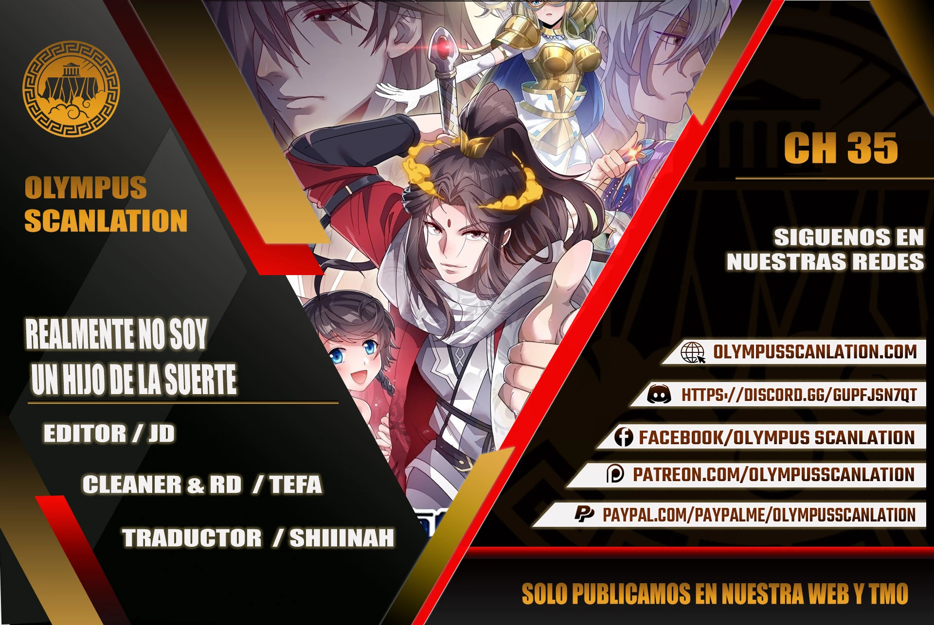 Realmente no soy un hijo de la Suerte > Capitulo 35 > Page 01