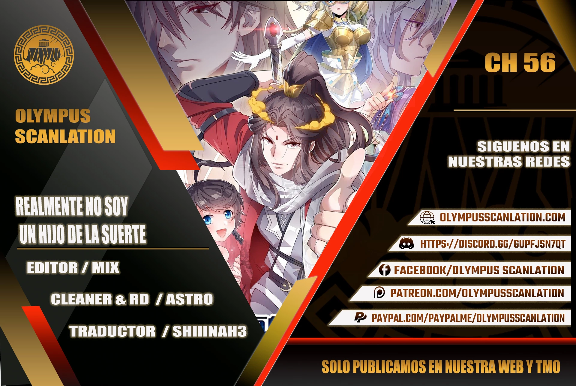 Realmente no soy un hijo de la Suerte > Capitulo 56 > Page 01