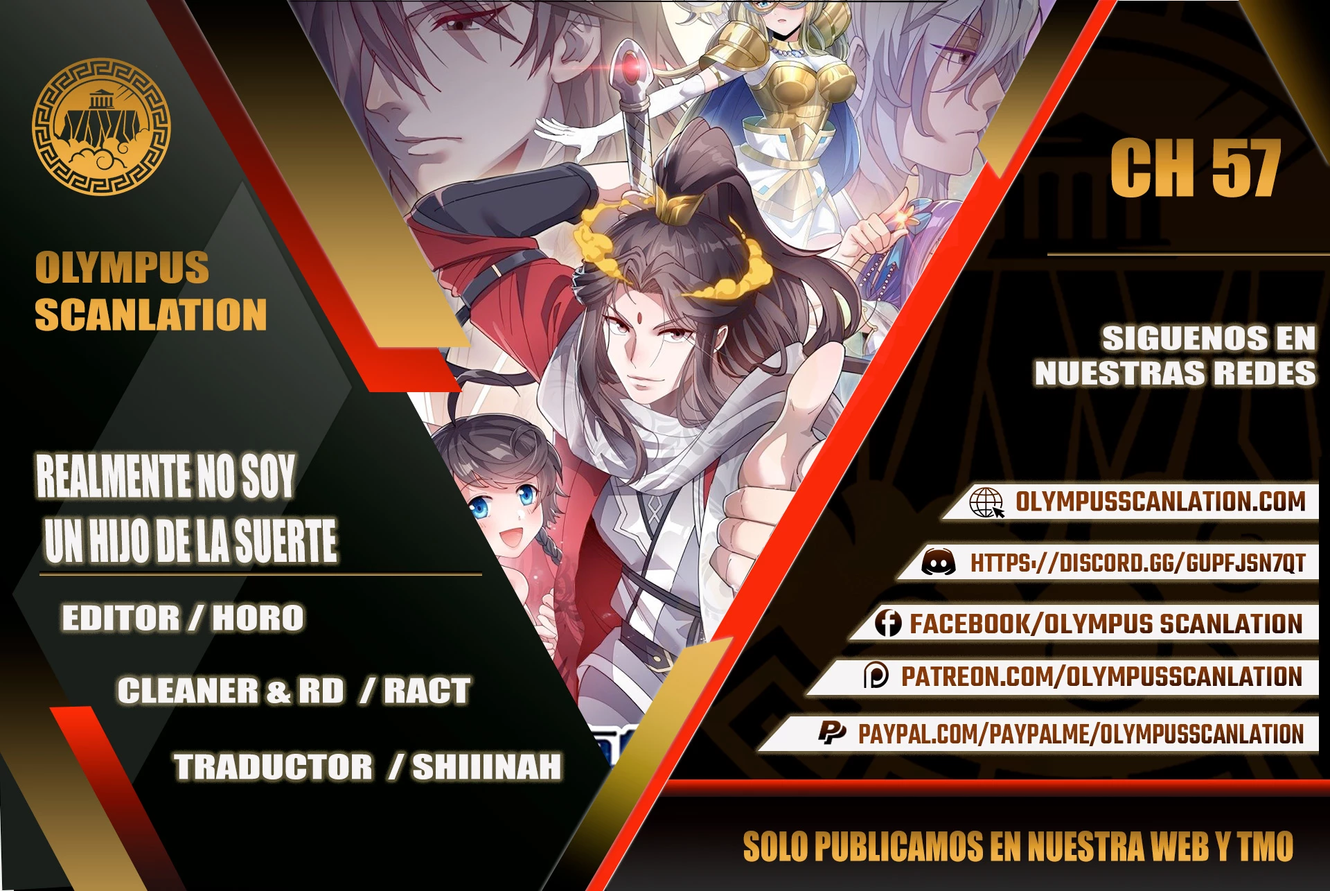 Realmente no soy un hijo de la Suerte > Capitulo 57 > Page 01