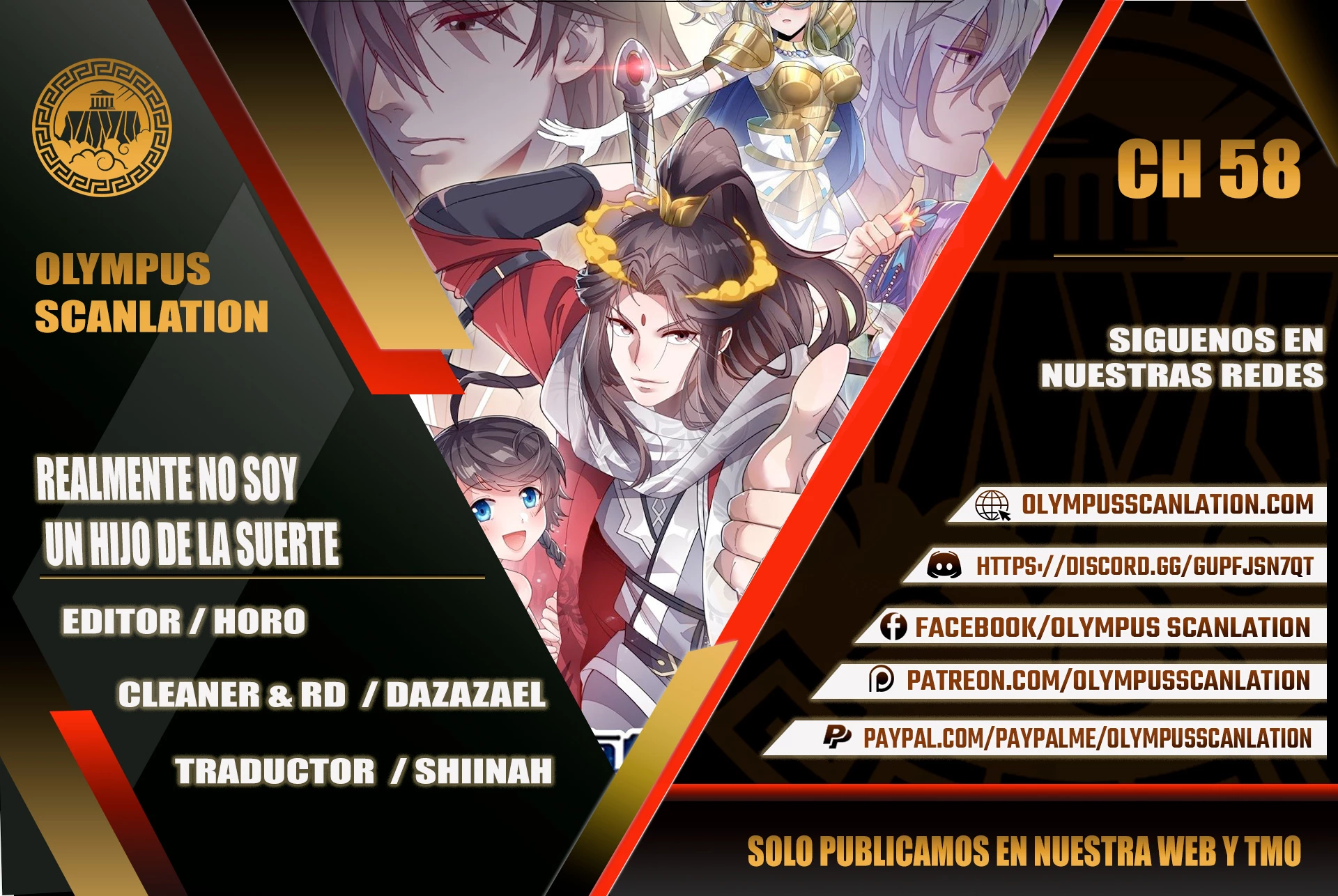 Realmente no soy un hijo de la Suerte > Capitulo 58 > Page 01