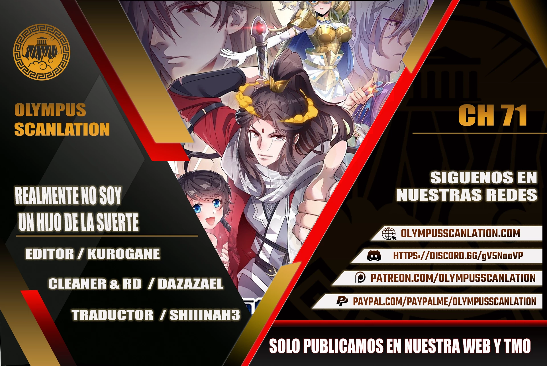 Realmente no soy un hijo de la Suerte > Capitulo 71 > Page 01