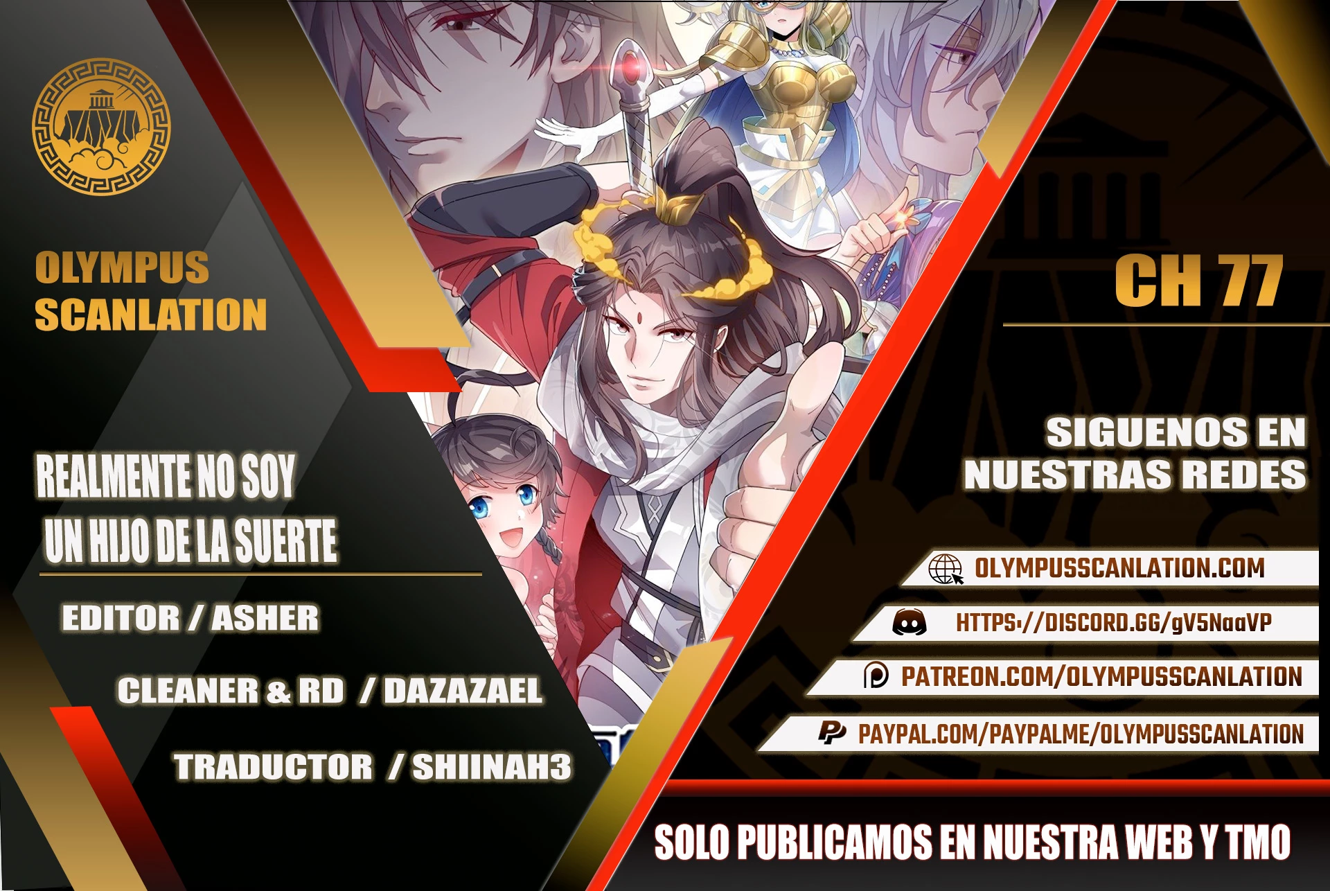 Realmente no soy un hijo de la Suerte > Capitulo 77 > Page 01
