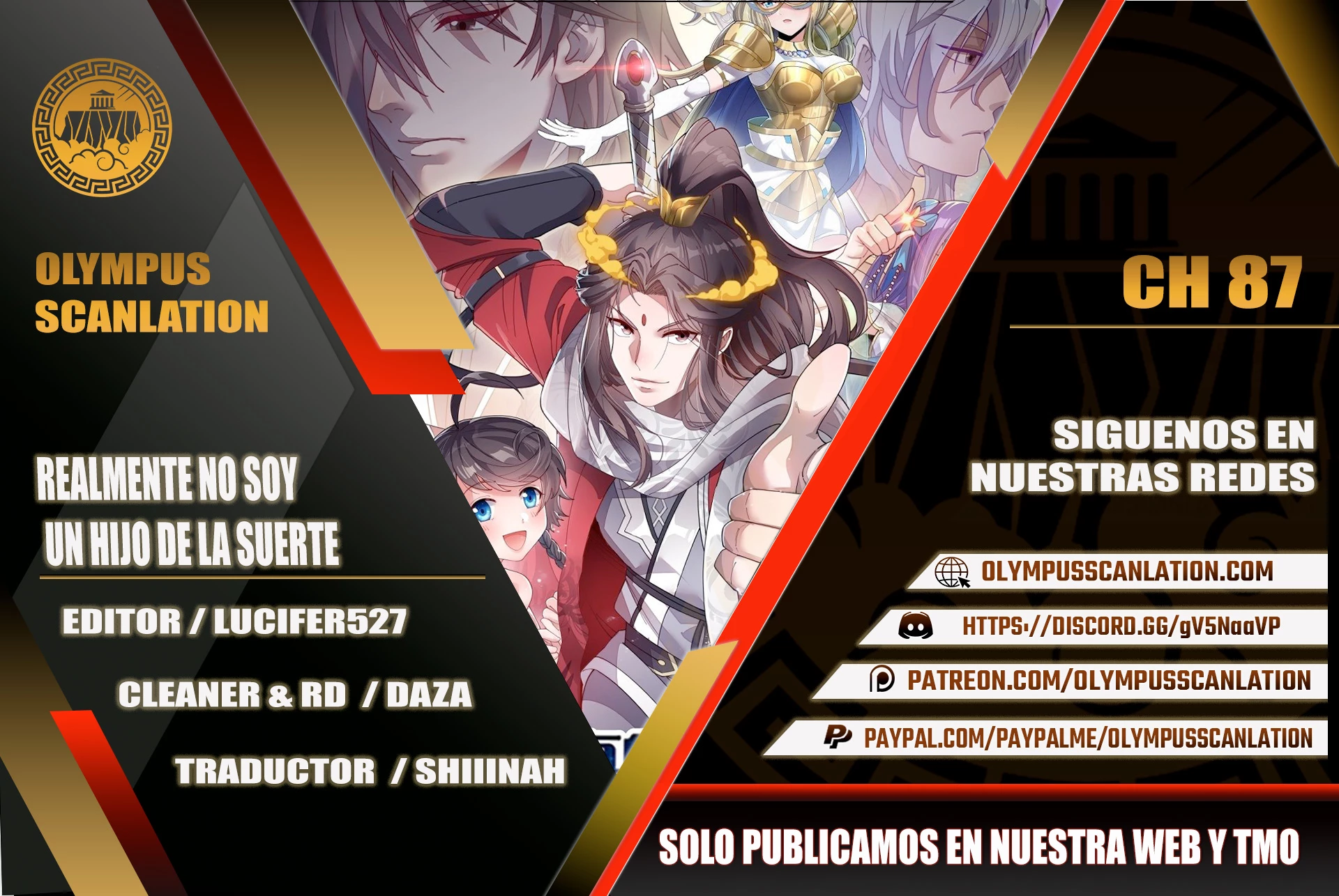 Realmente no soy un hijo de la Suerte > Capitulo 87 > Page 01