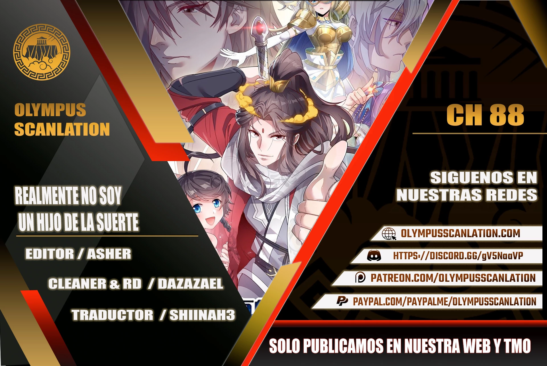 Realmente no soy un hijo de la Suerte > Capitulo 88 > Page 01