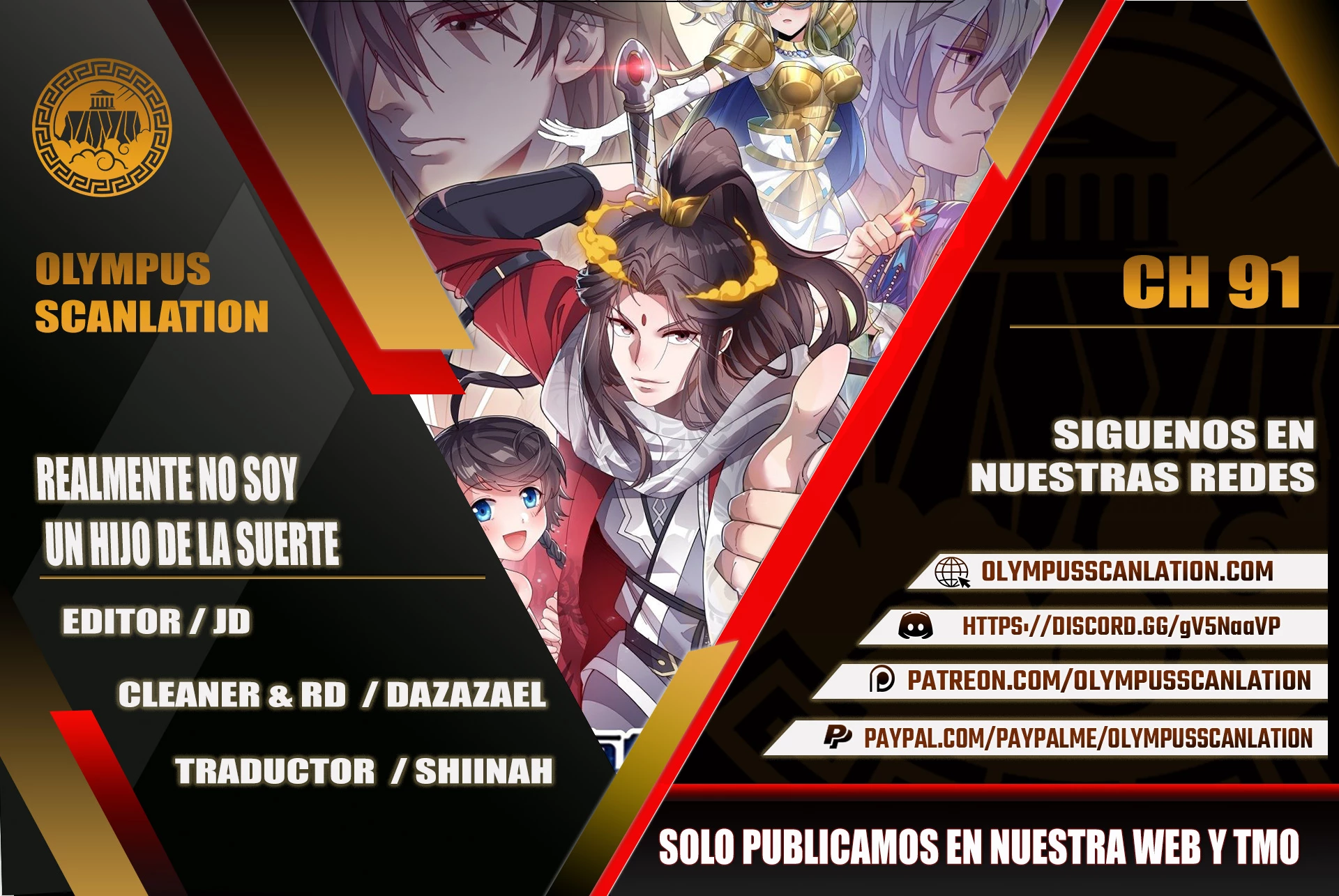Realmente no soy un hijo de la Suerte > Capitulo 91 > Page 01