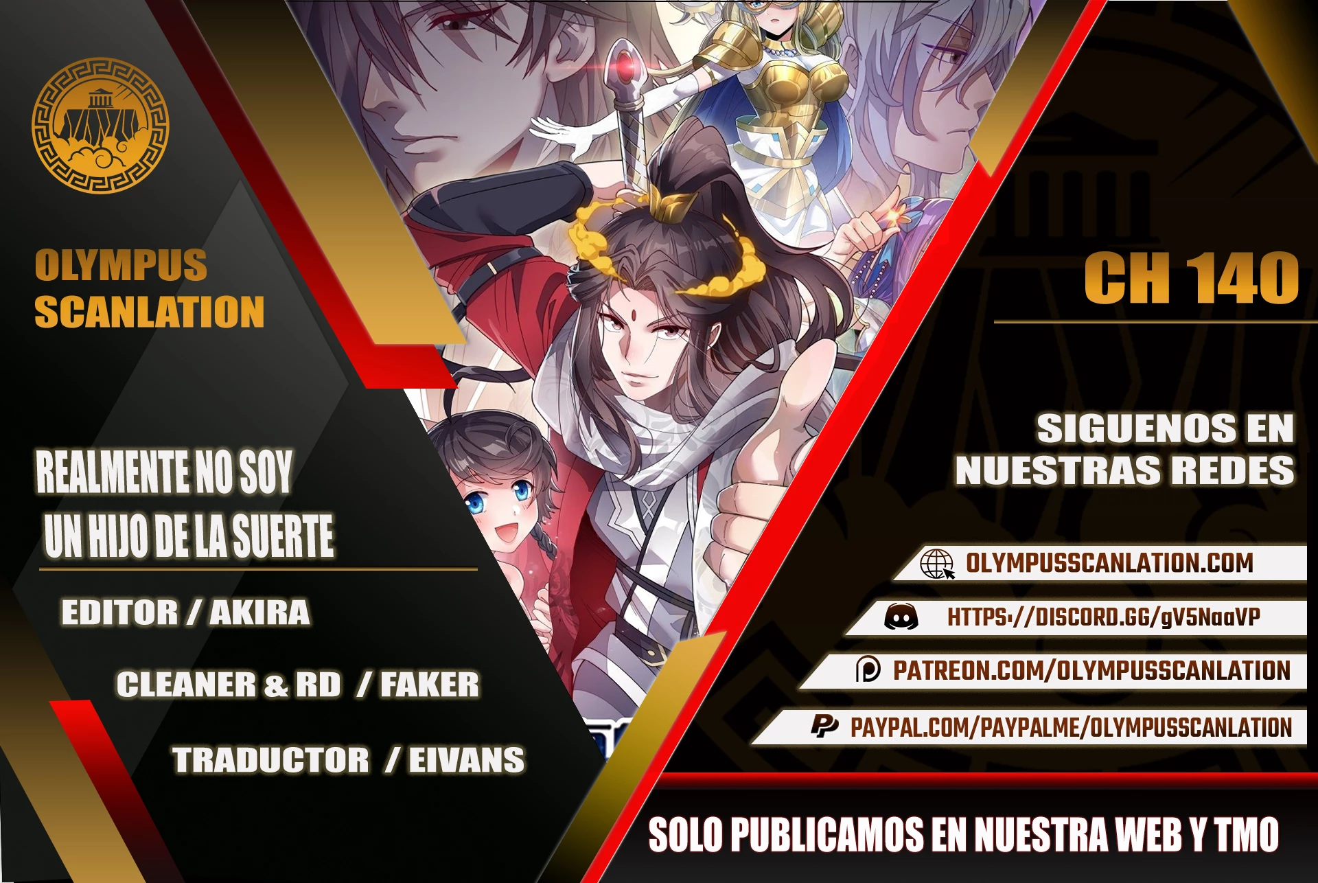 Realmente no soy un hijo de la Suerte > Capitulo 140 > Page 01