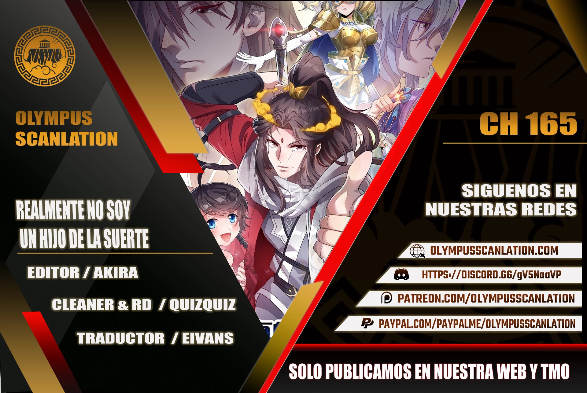 Realmente no soy un hijo de la Suerte > Capitulo 165 > Page 01