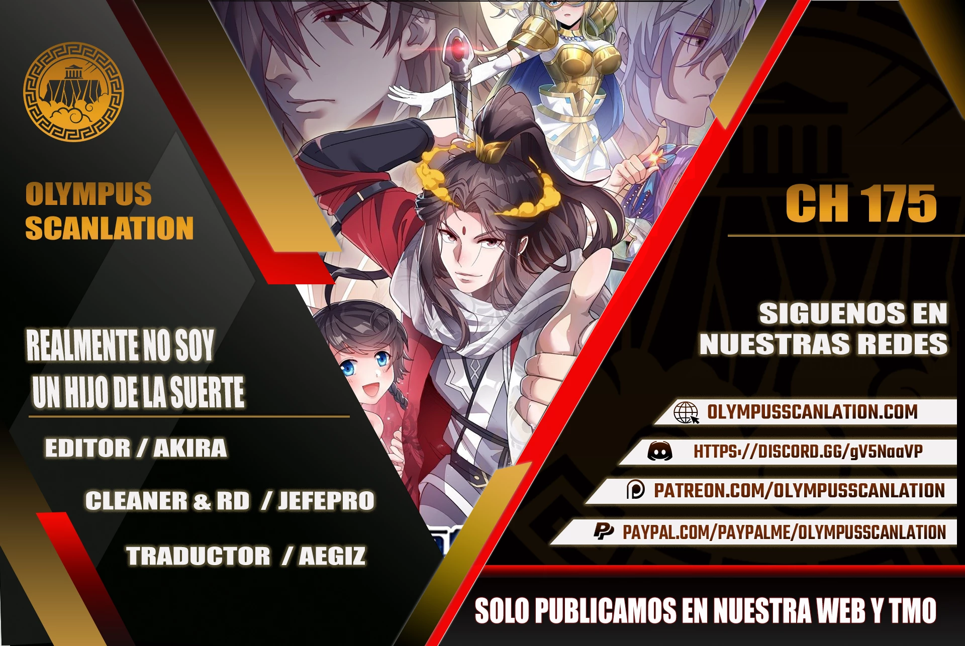 Realmente no soy un hijo de la Suerte > Capitulo 175 > Page 01