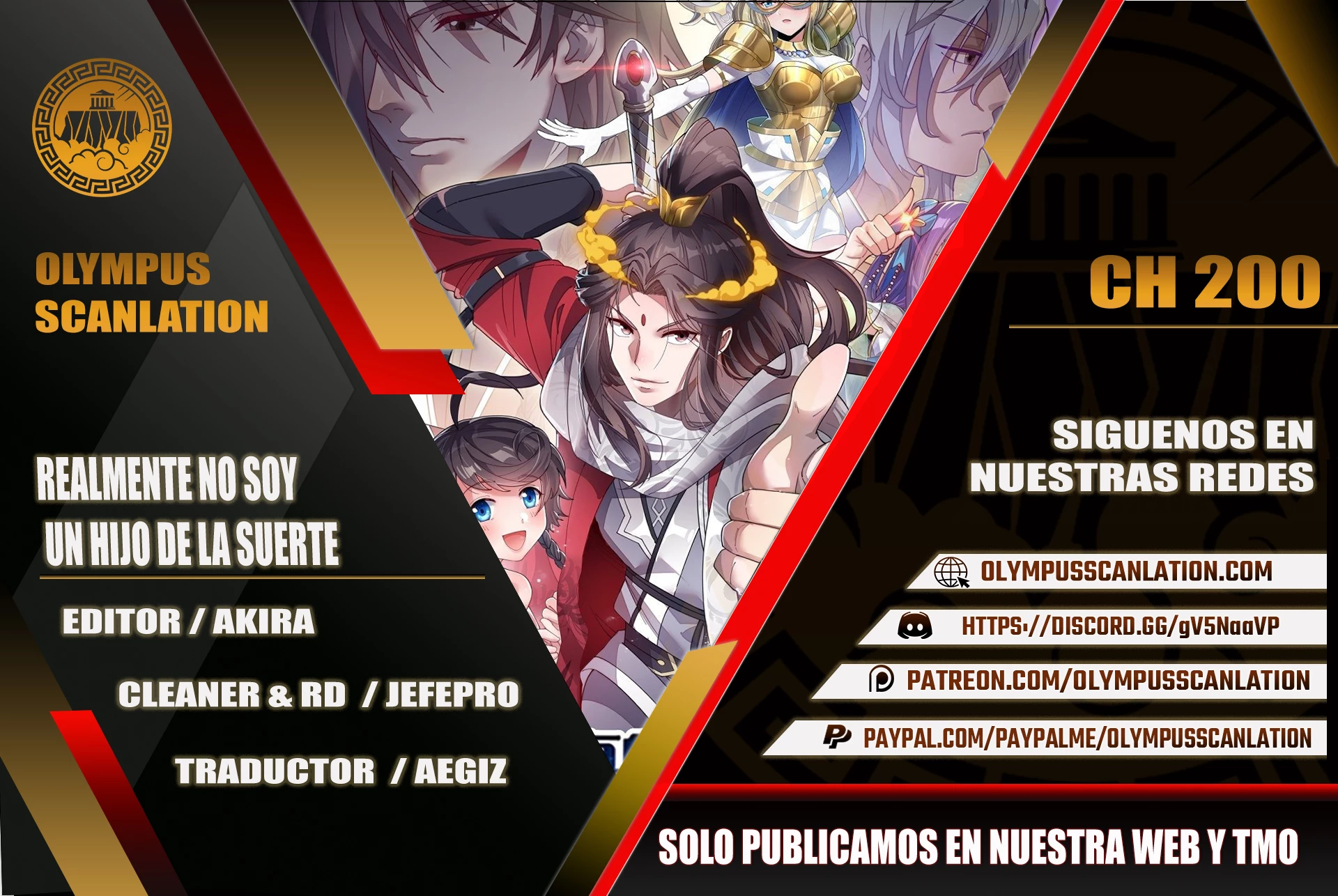 Realmente no soy un hijo de la Suerte > Capitulo 200 > Page 01