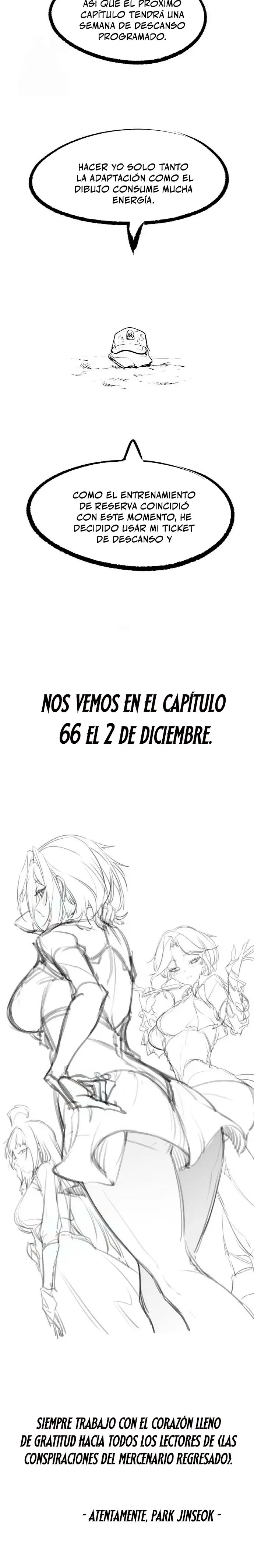 Las conspiraciones del mercenario regresado > Capitulo 65.05 > Page 11