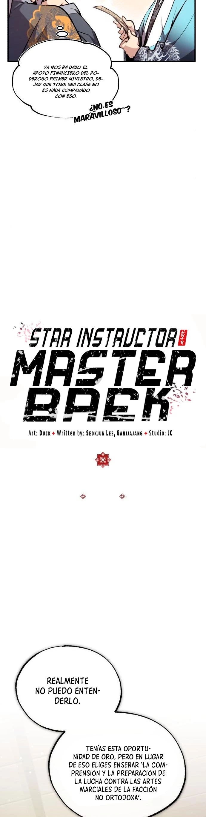 Instructor Estelar Maestro Baek > Capitulo 50 > Page 61