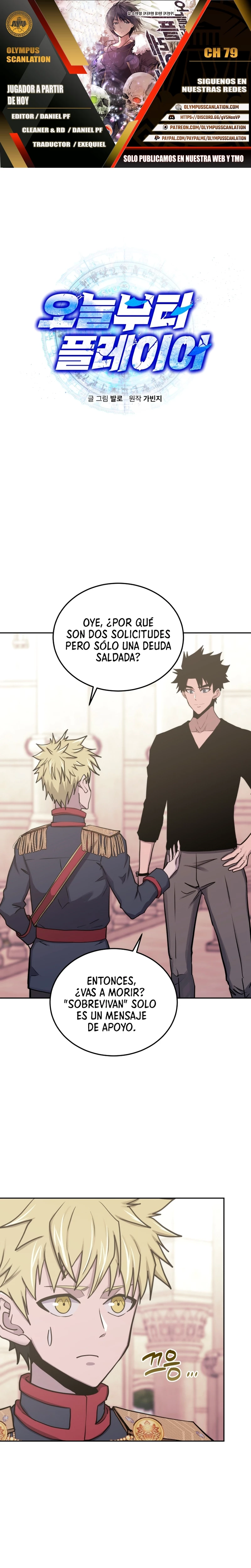 Jugador a partir de hoy > Capitulo 79 > Page 01
