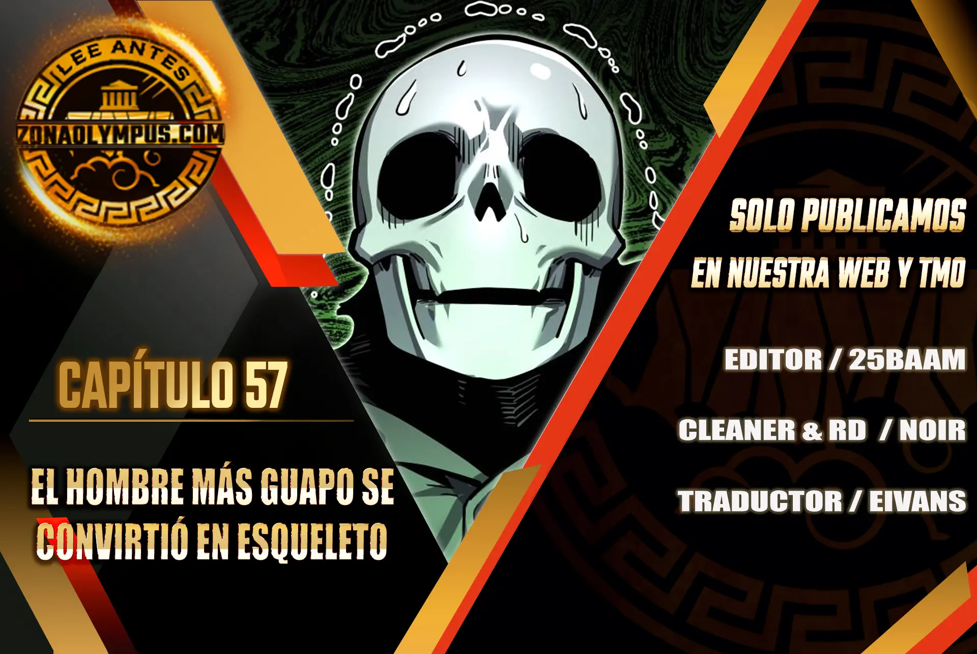 El hombre más guapo se convirtió en esqueleto > Capitulo 57 > Page 01