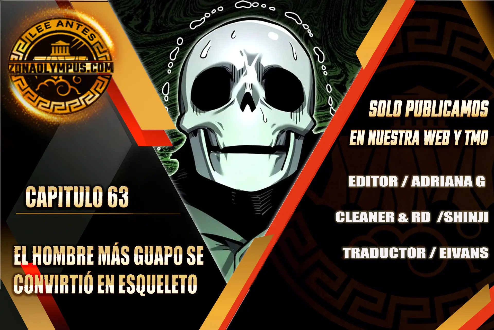 El hombre más guapo se convirtió en esqueleto > Capitulo 63 > Page 01