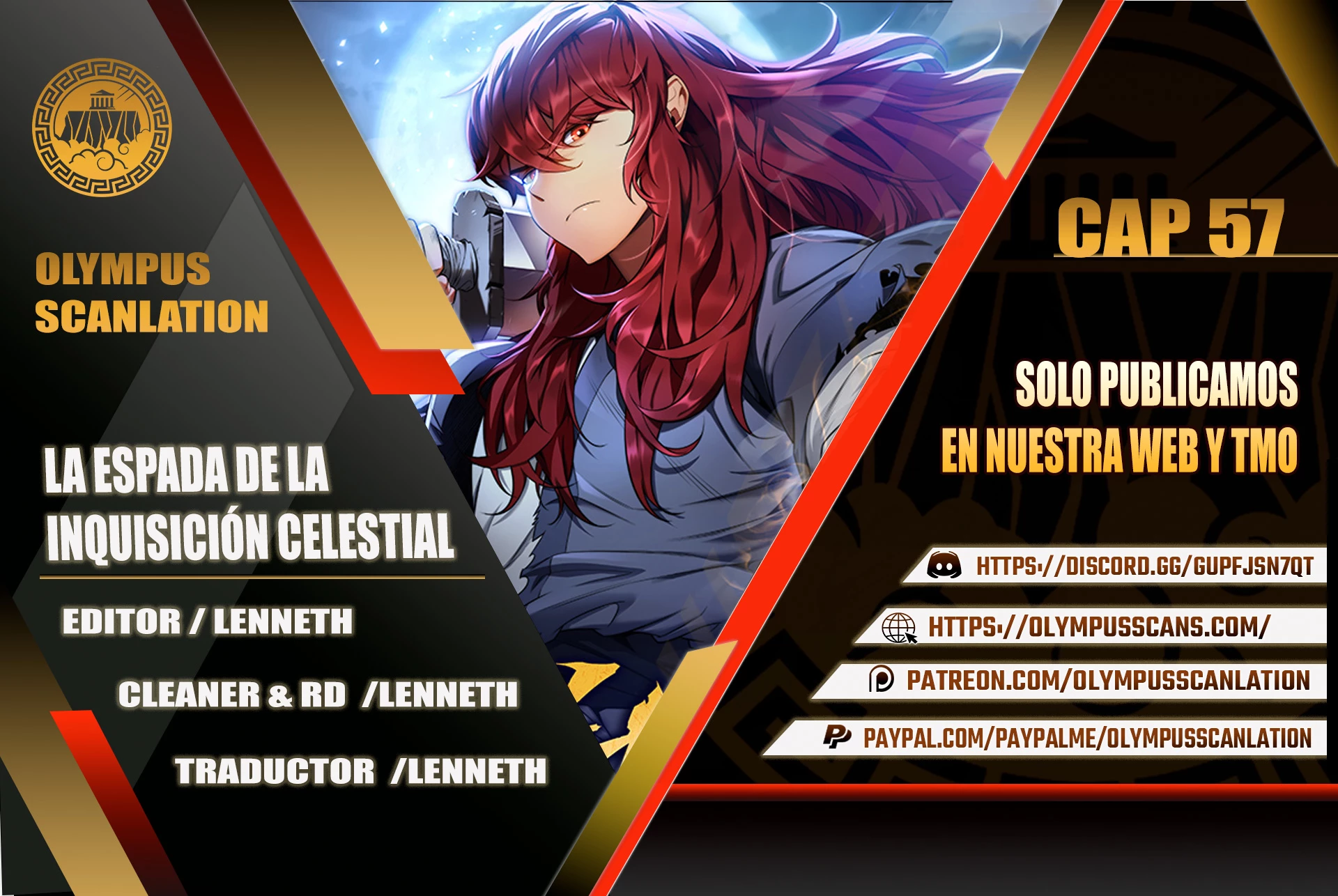Espada de la inquisición celestial > Capitulo 57 > Page 01