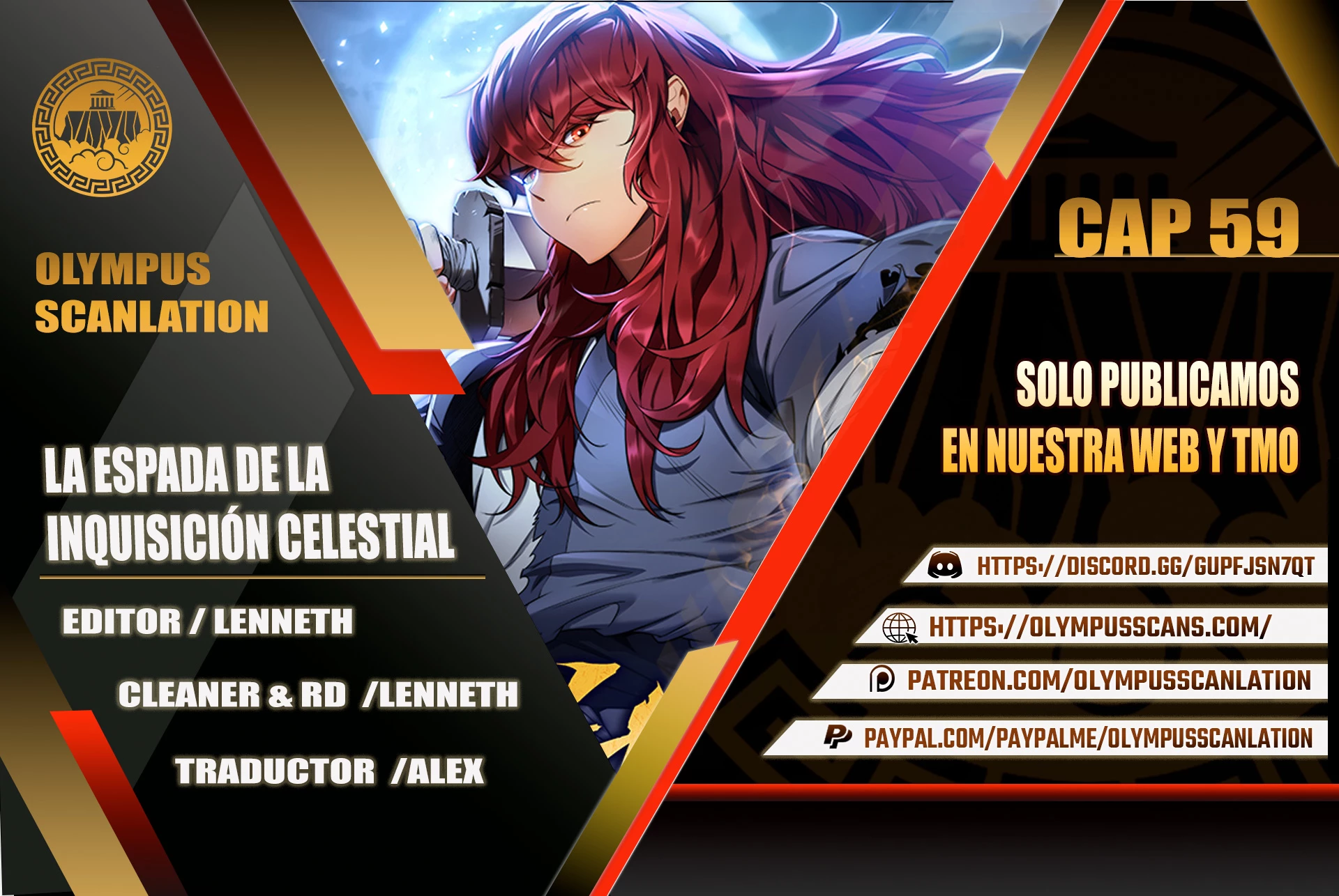 Espada de la inquisición celestial > Capitulo 59 > Page 01