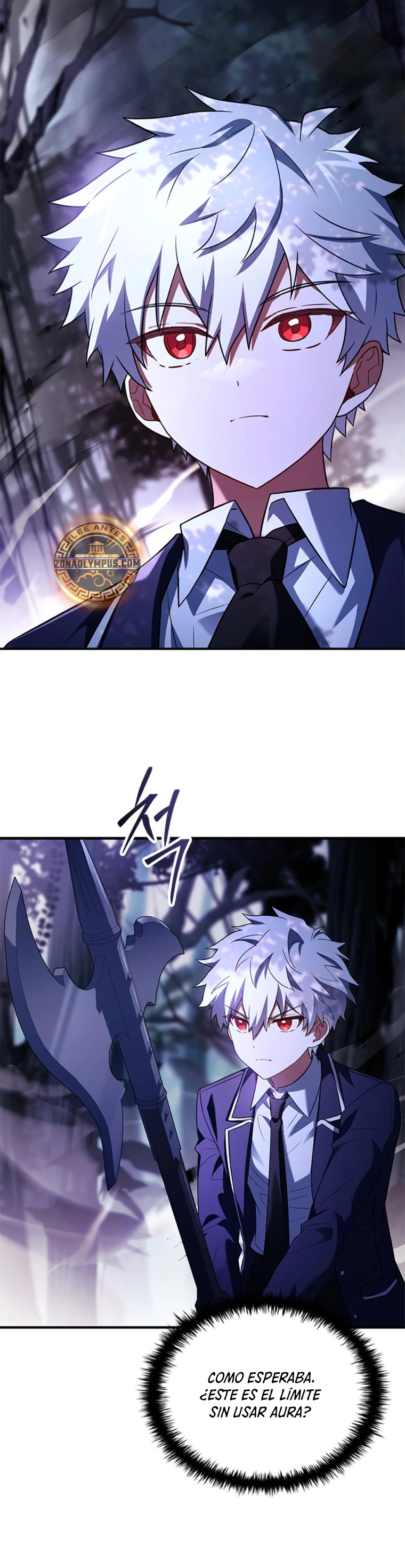 El heroe de nivel legendario prodigio de la academia. > Capitulo 7 > Page 111