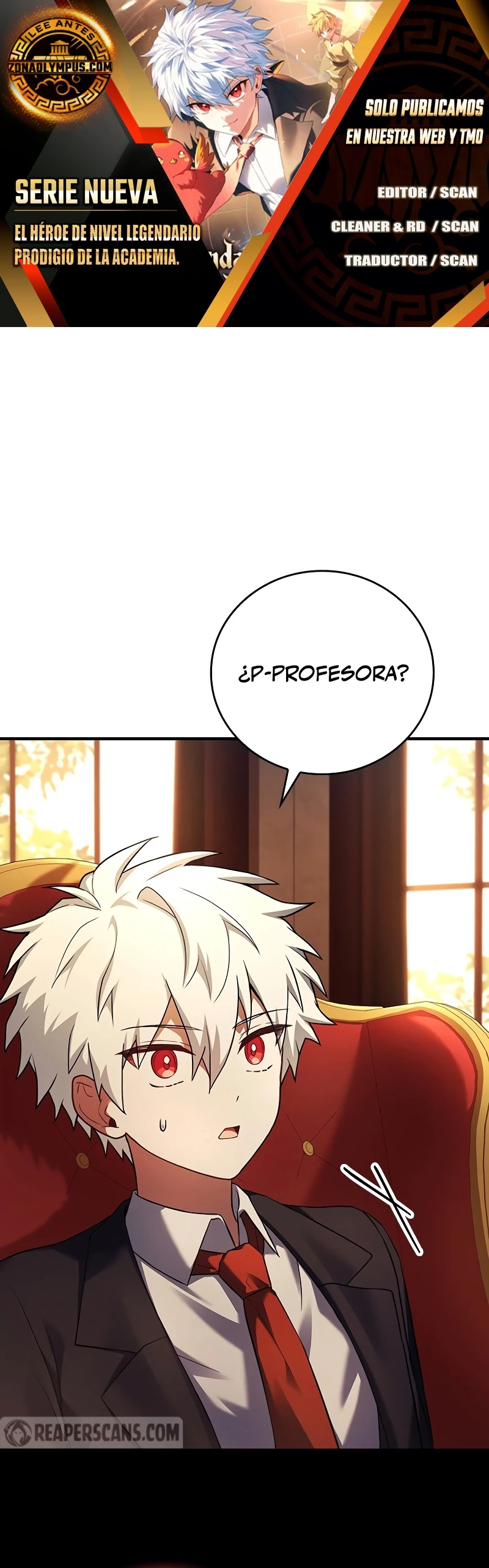 El heroe de nivel legendario prodigio de la academia. > Capitulo 14 > Page 01