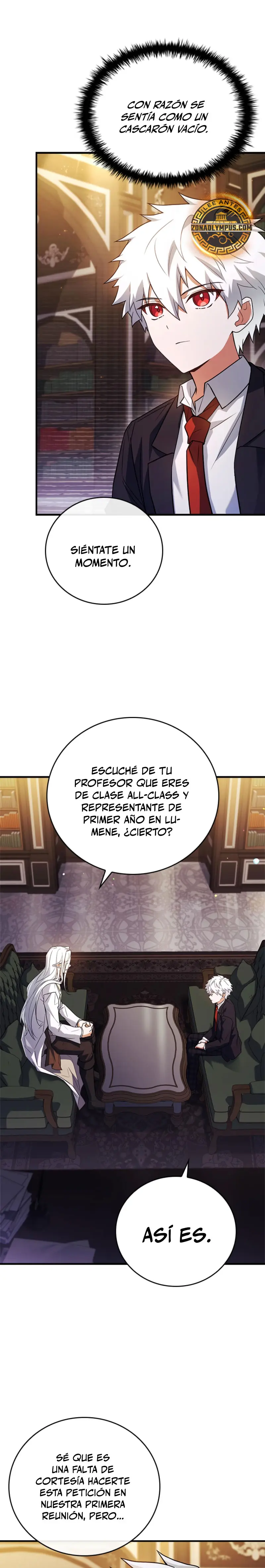 El heroe de nivel legendario prodigio de la academia. > Capitulo 39 > Page 261