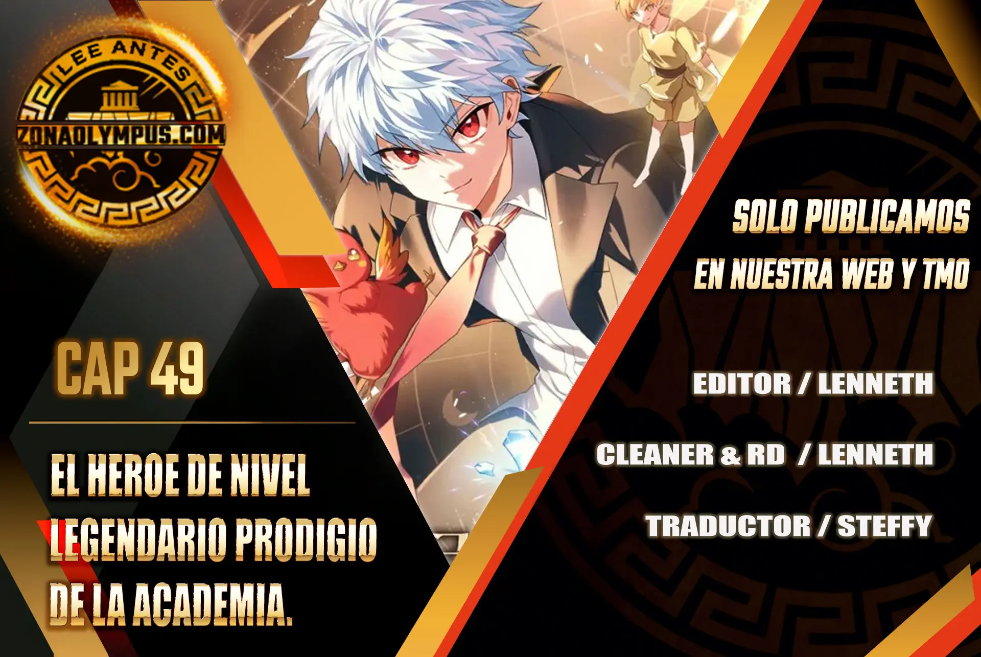 El heroe de nivel legendario prodigio de la academia. > Capitulo 49 > Page 01