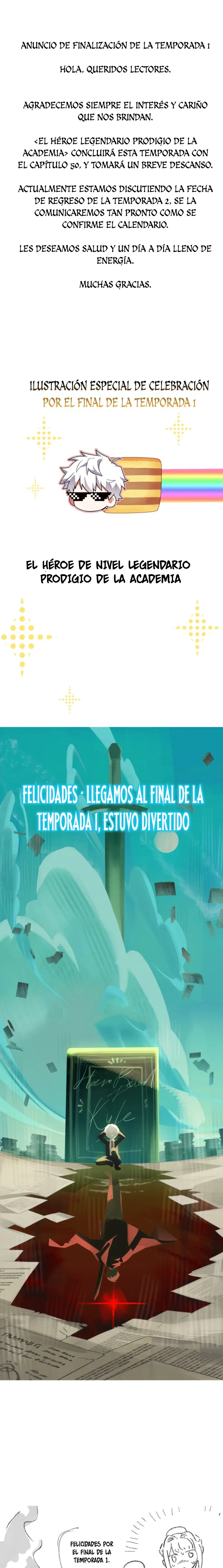 El heroe de nivel legendario prodigio de la academia. > Capitulo 50.05 > Page 01