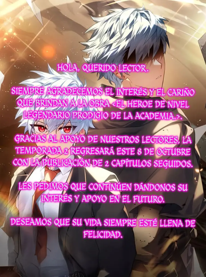 El heroe de nivel legendario prodigio de la academia. > Capitulo 50.10 > Page 01