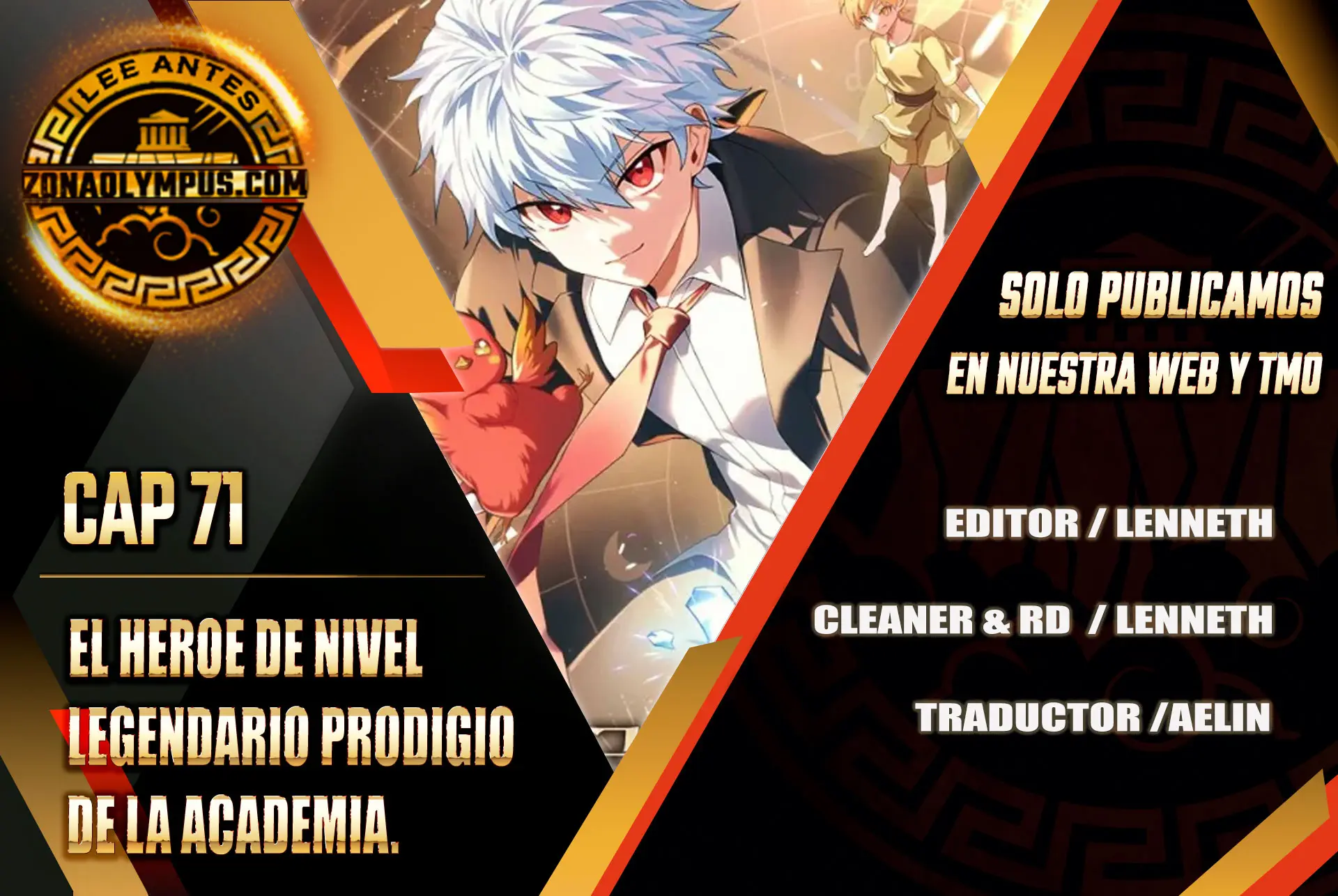 El heroe de nivel legendario prodigio de la academia. > Capitulo 71 > Page 01