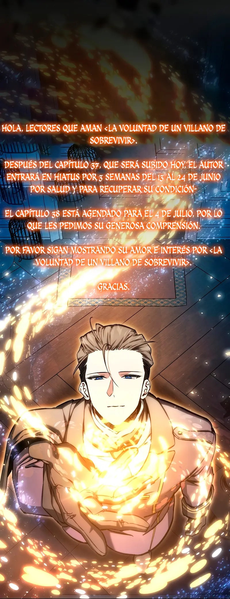La voluntad de supervivencia del villano > Capitulo 37.05 > Page 01