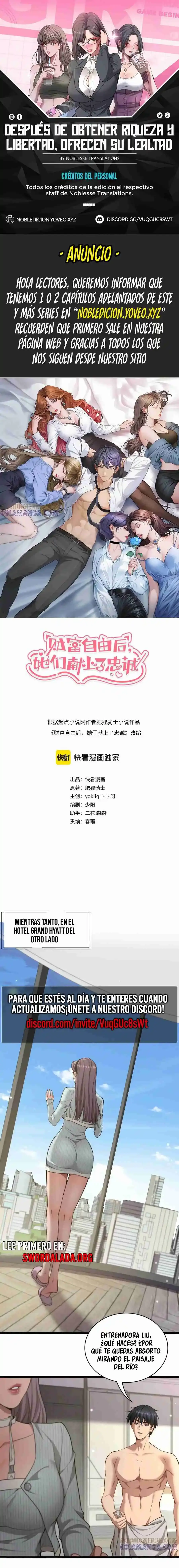 Después de Obtener Riqueza y Libertad, Ofrecen su Lealtad. > Capitulo 35 > Page 01