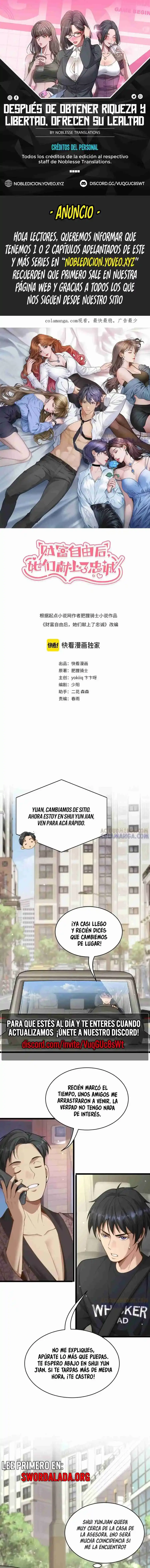 Después de Obtener Riqueza y Libertad, Ofrecen su Lealtad. > Capitulo 36 > Page 01