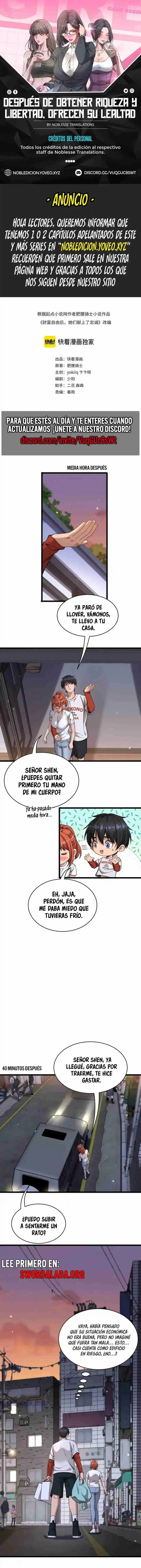 Después de Obtener Riqueza y Libertad, Ofrecen su Lealtad. > Capitulo 39 > Page 01