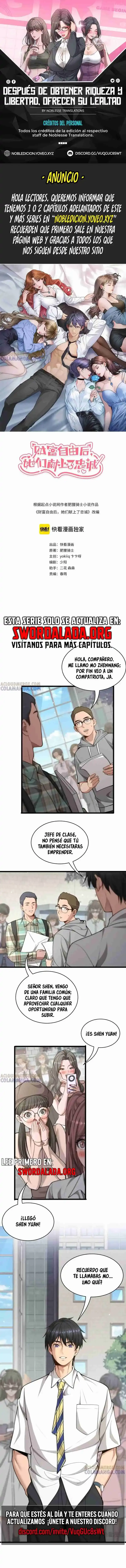 Después de Obtener Riqueza y Libertad, Ofrecen su Lealtad. > Capitulo 41 > Page 01