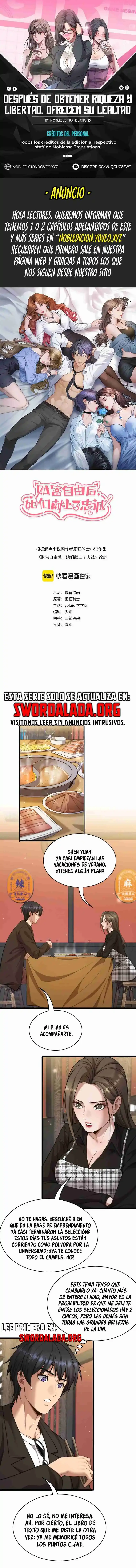 Después de Obtener Riqueza y Libertad, Ofrecen su Lealtad. > Capitulo 46 > Page 01