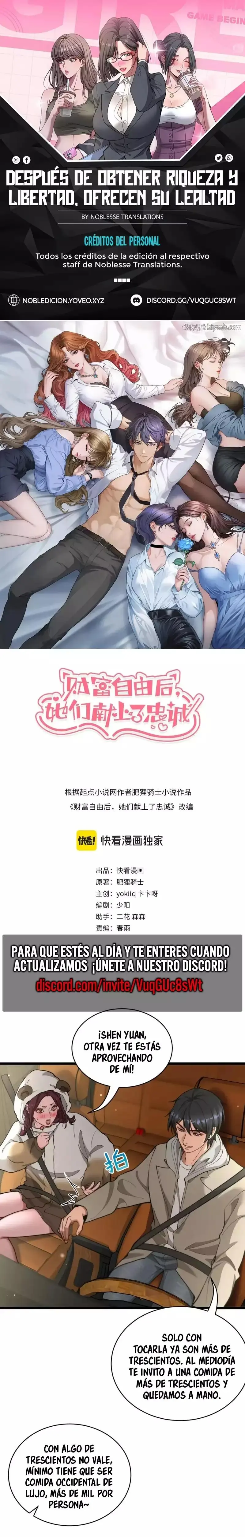 Después de Obtener Riqueza y Libertad, Ofrecen su Lealtad. > Capitulo 66 > Page 01
