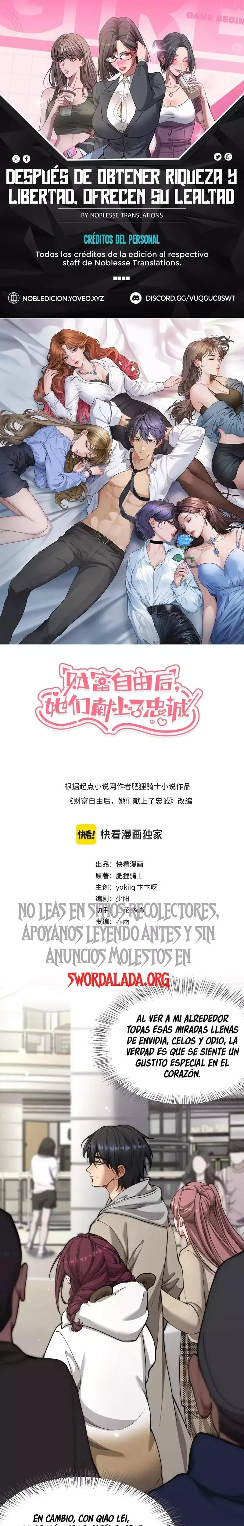 Después de Obtener Riqueza y Libertad, Ofrecen su Lealtad. > Capitulo 67 > Page 01