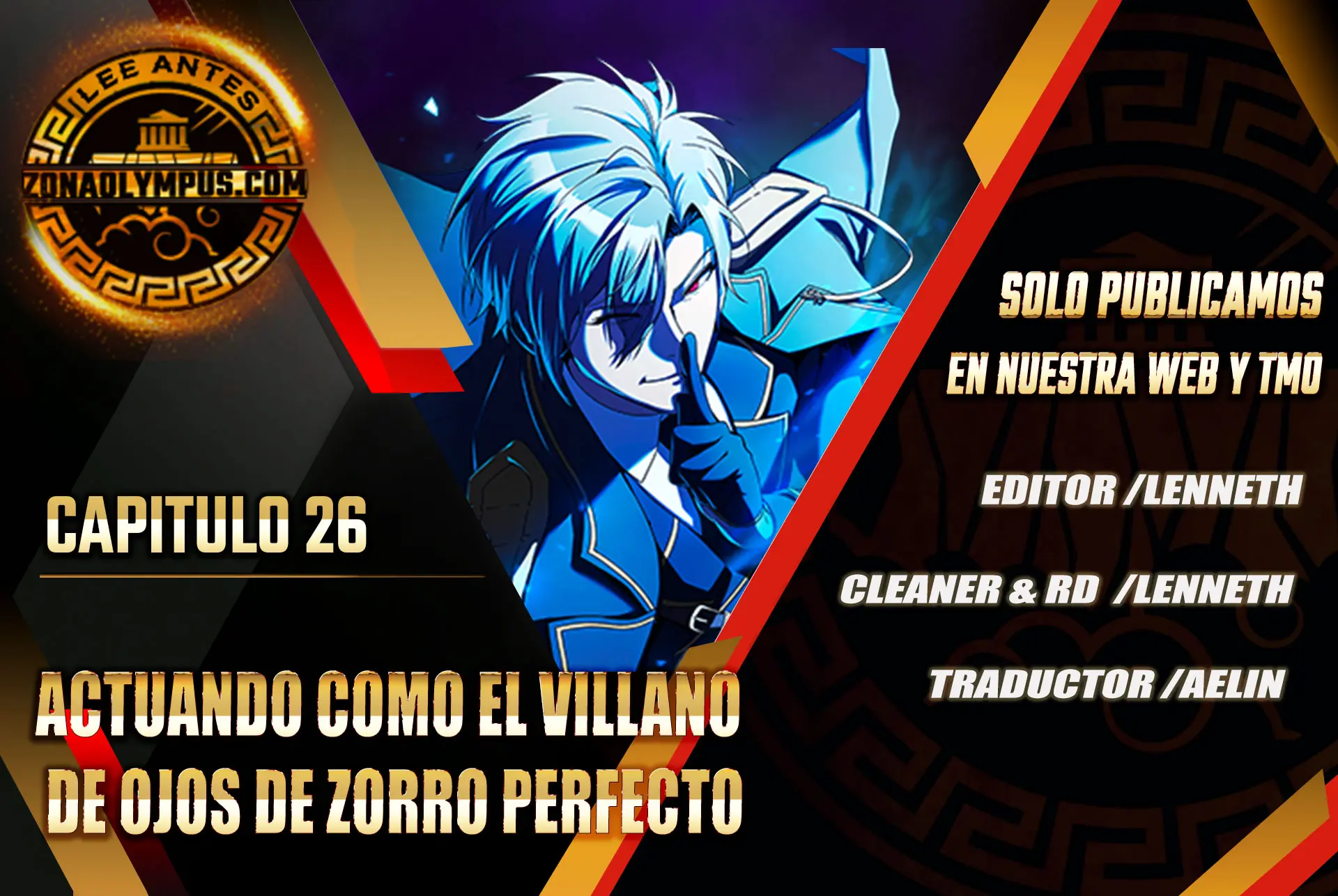Actuando como el villano de ojos de zorro Perfecto > Capitulo 26 > Page 01